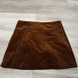 NWT Zara Corduroy Mini Skirt Size XS